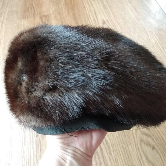 Vintage Fur Hat Mr. Flemming Boutique Simpson's - Picture 1 of 15
